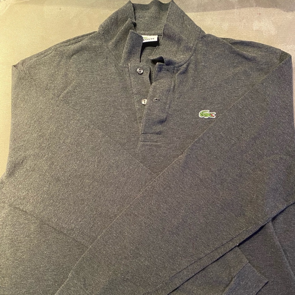 Lacoste - Grey Long Sleeve